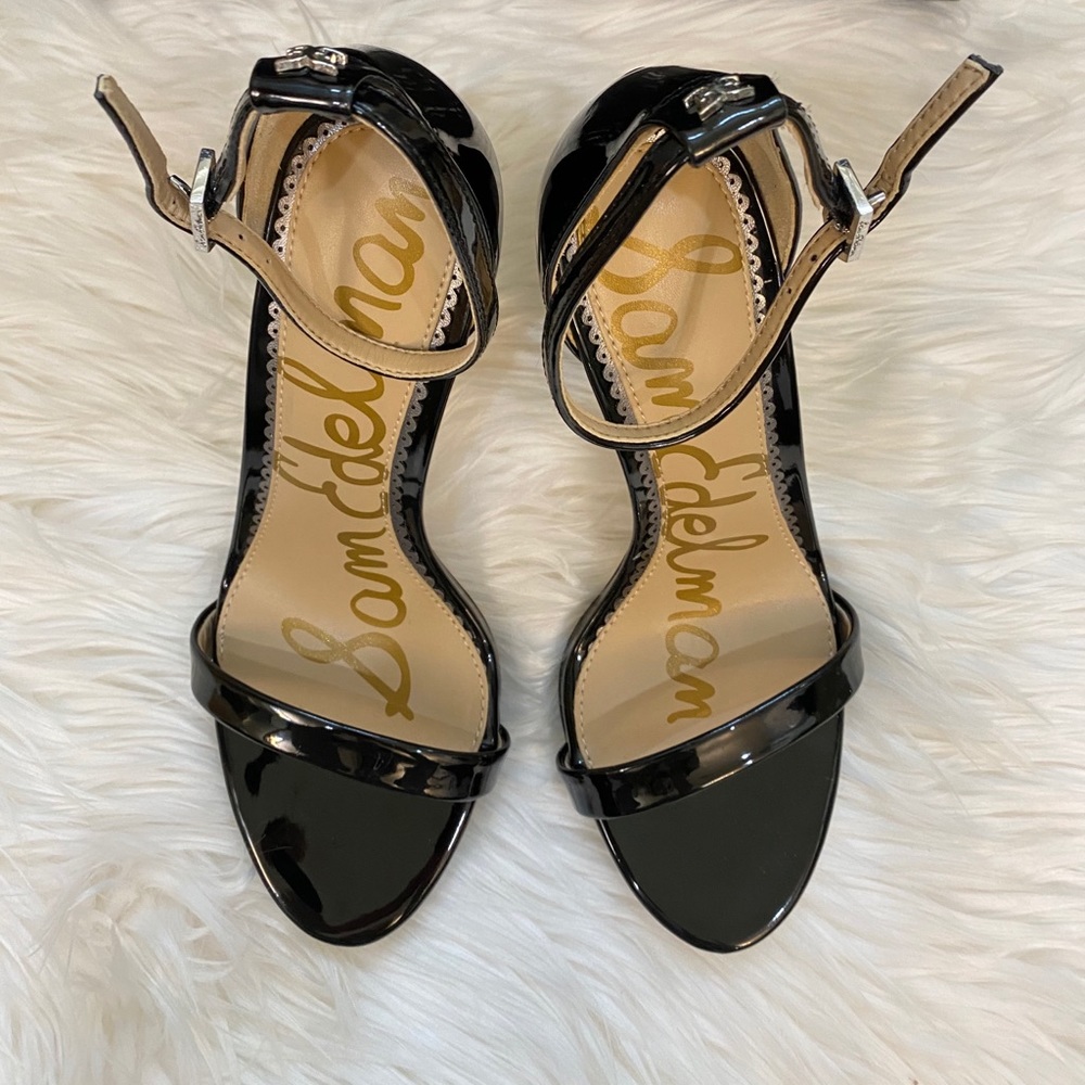 Sam Edelman Black Patent Heels